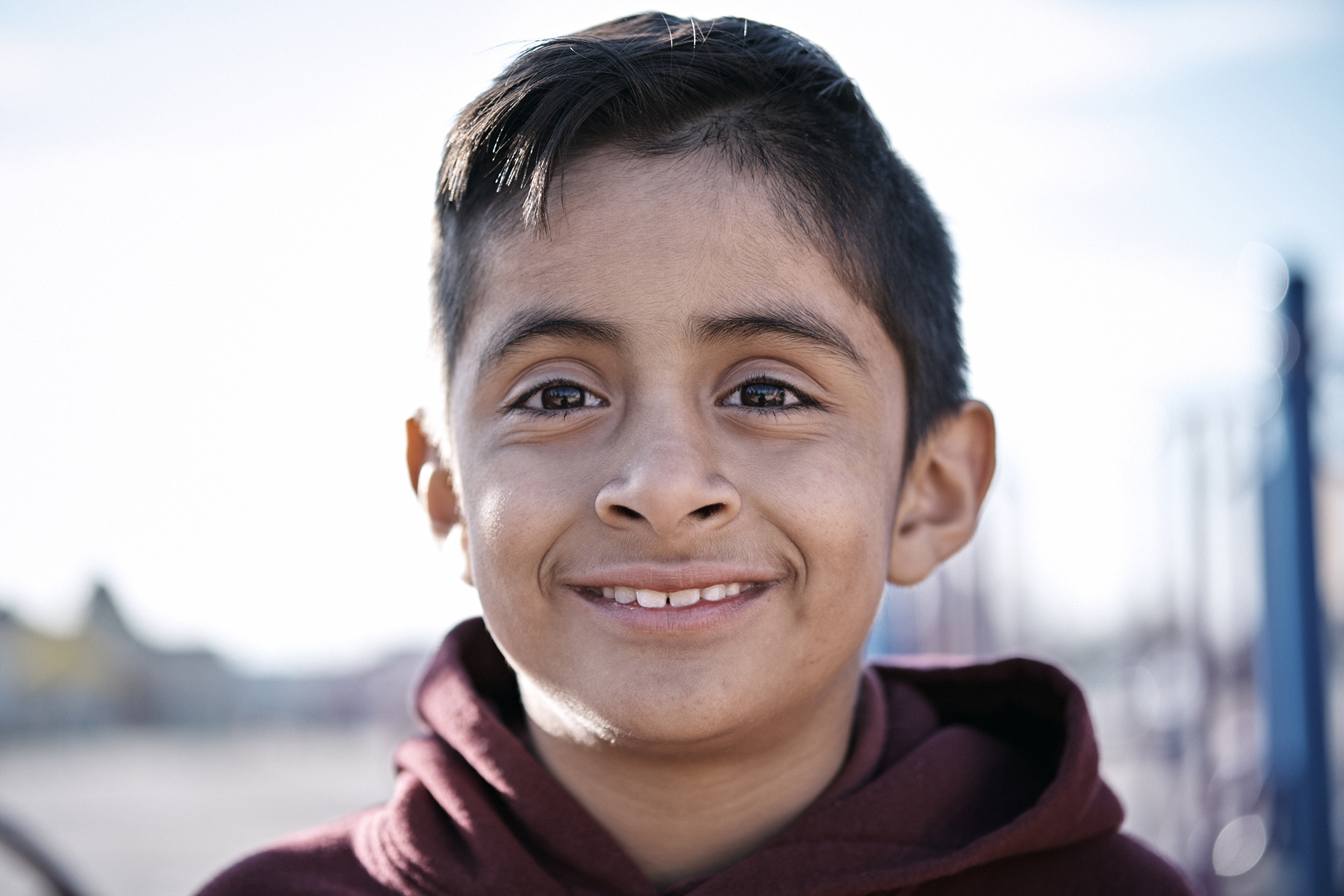child smiling
