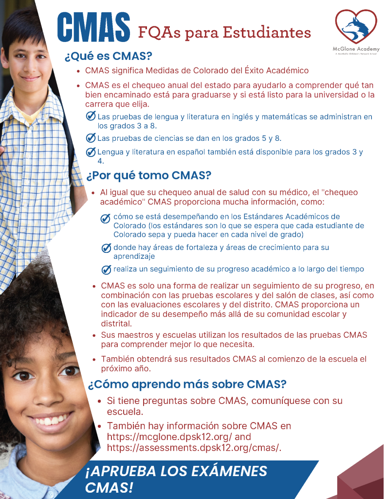 Mcglone academy cmas info resources